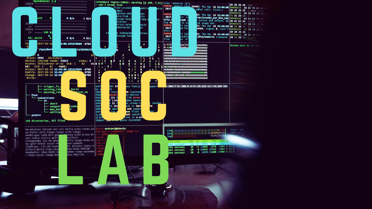 Cloud SOC Lab Architecture Diagram